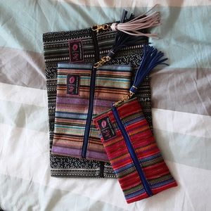 Makeup Junkie bags - set of 3 various sizes